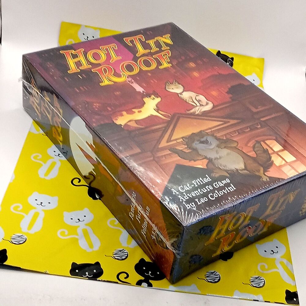 Mayfair HOT TIN ROOF Wood Cats Game Fantastic Feline NEW #4132 3-4 Players
